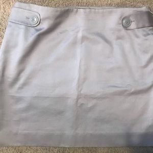 J crew light grey mini skirt w/ pockets  - size 8
